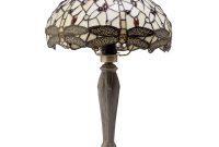 1 Light Tiffany Style Table Lamp With Multi Coloured Glass Shade throughout measurements 1000 X 1000