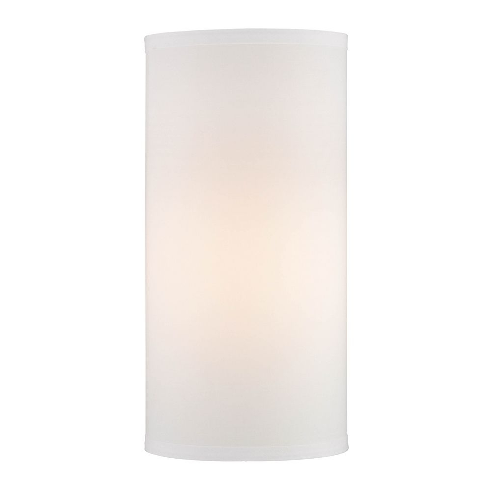 16 Inch Tall White Linen Uno Lamp Shade Dcl Sh7656 Destination intended for measurements 1000 X 1000