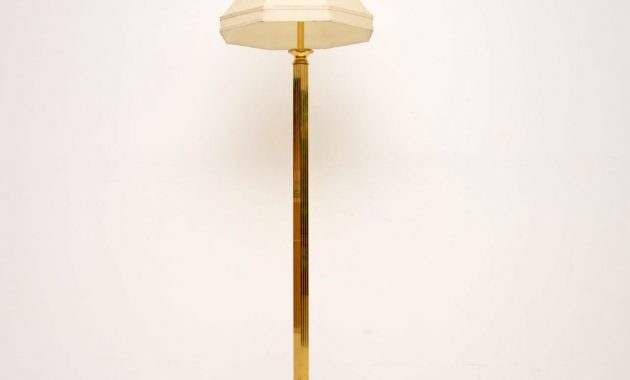 1970s Brass Vintage Floor Lamp Retrospective Interiors Vintage pertaining to sizing 1286 X 1288