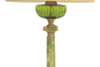 19th Century French Onyx And Cloisonne Oil Table Lamp Modernism within measurements 1683 X 2891