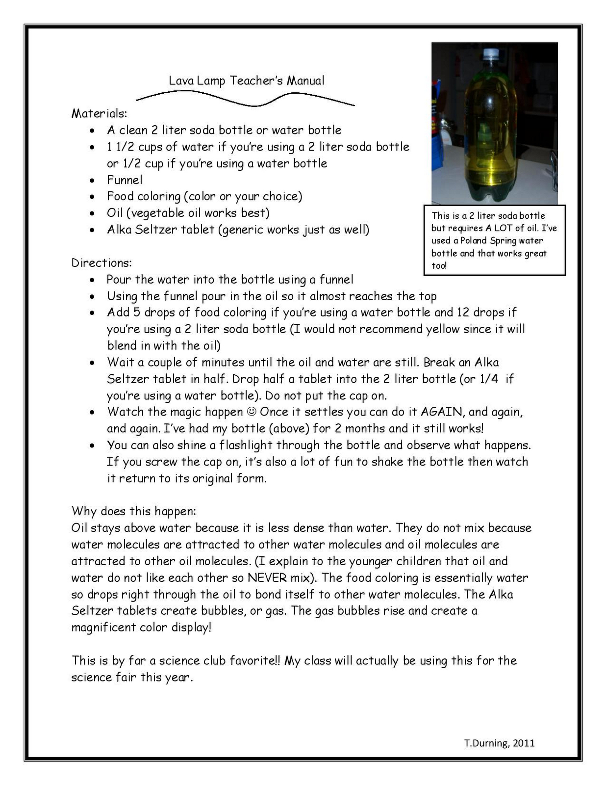 3 6 Free Resources Lava Lamp Science Experiment Teaching Ideas In with measurements 1236 X 1600