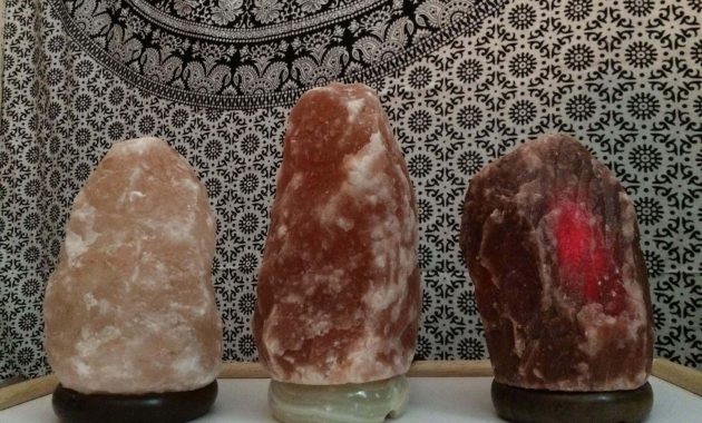 3 Salt Lamps 1 Pure Pink Salt within size 2049 X 1536