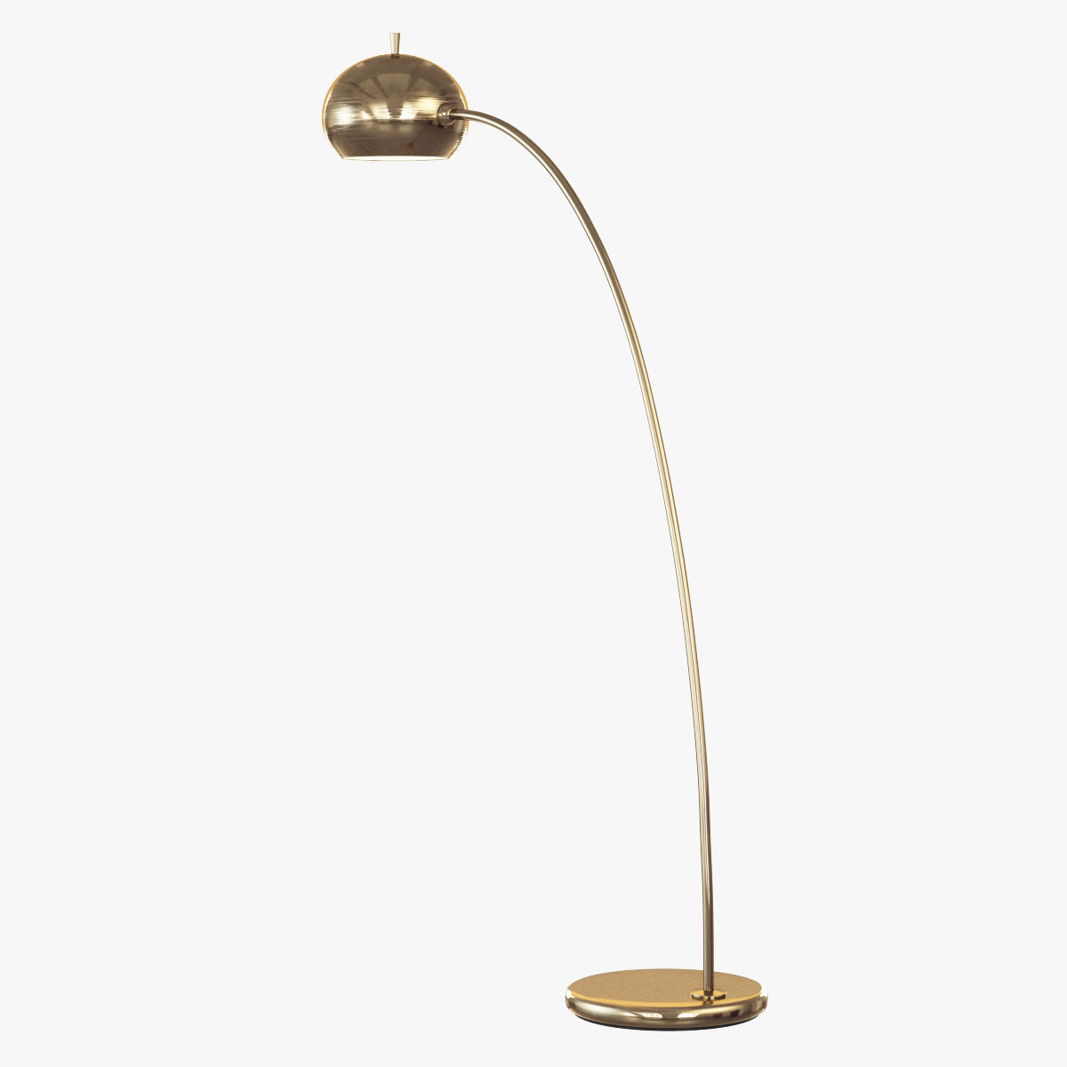 3d Model Petite Arc Metal Floor Lamp Cgtrader with regard to measurements 1200 X 1200