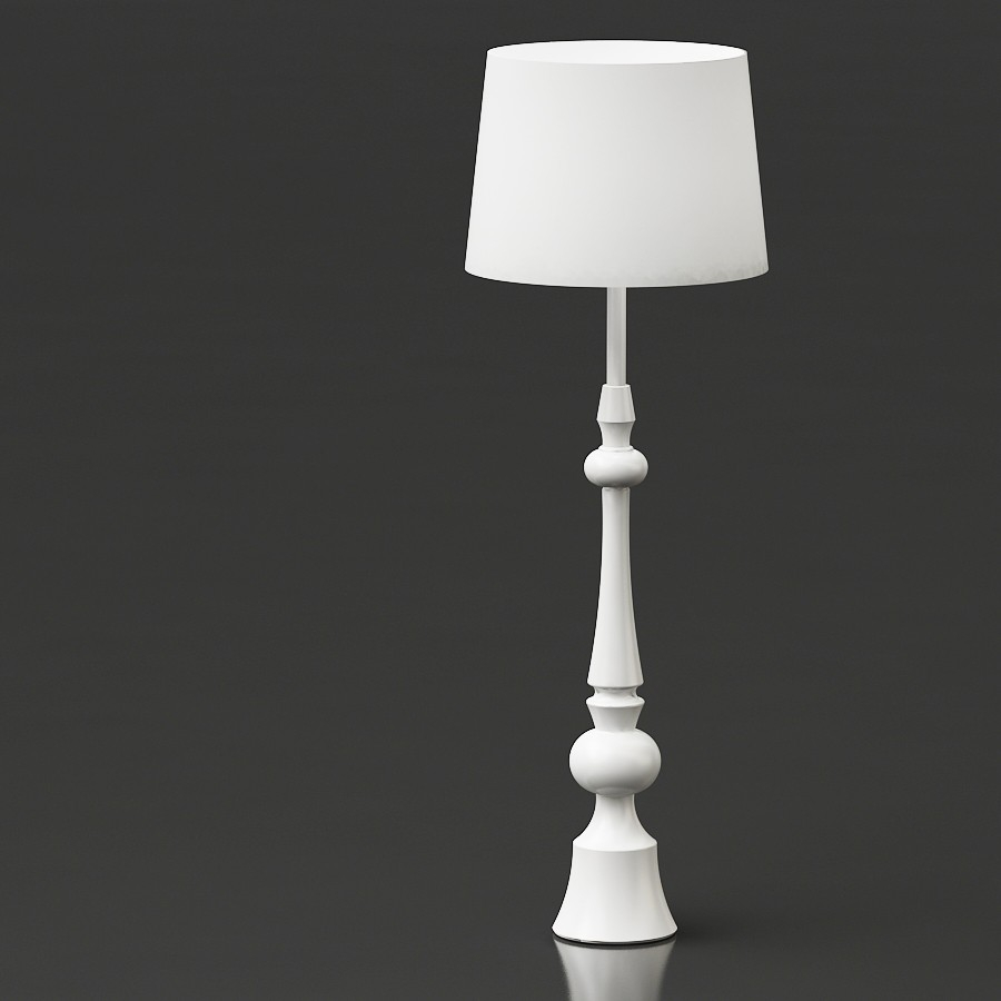 3d West Elm Turned Floor Lamp High Quality 3d Models pertaining to proportions 900 X 900