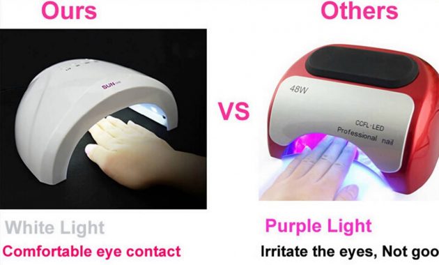 48w While Light Led Nail Lamp Curing All Uv Gels Led Gelsbuilder intended for dimensions 1280 X 854