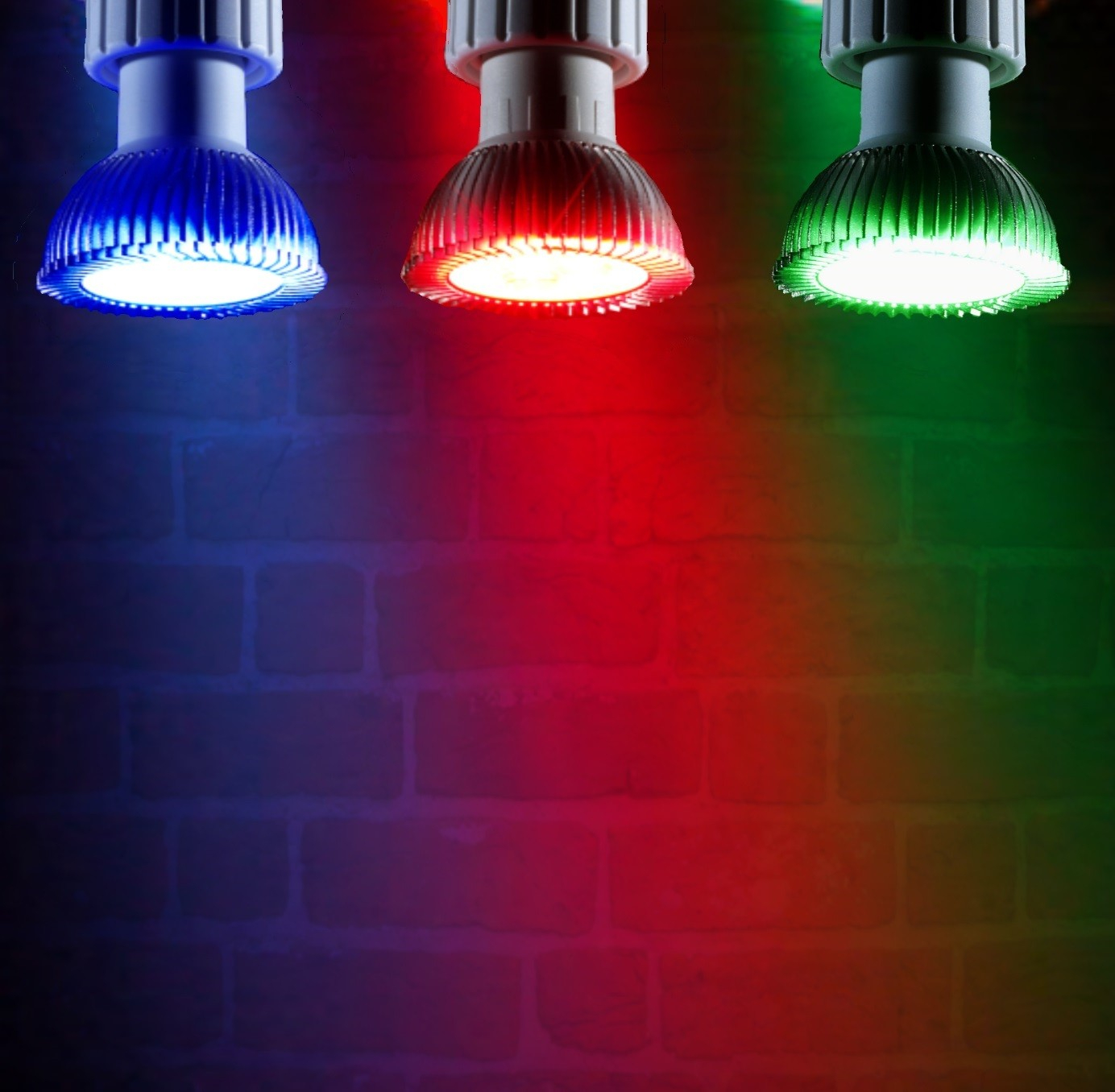 4w Coloured Narrow Beam Led Gu10 Light Bulb Red Green And Blue with measurements 1384 X 1356