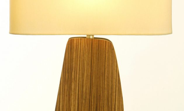 50s Style Wood Veener Table Lamp Rock Large in size 1506 X 2217