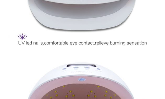 50w Gel Nail Lamp Uv Led Dryer Curing Lamps Light Fingernail And in proportions 1000 X 1526