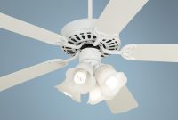 52 White Knight White Ceiling Fan With Light Kit Lamps Plus pertaining to dimensions 2000 X 2000