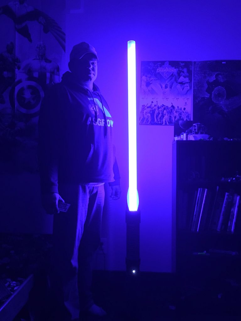 6 Rgb Led Lightsaber Floor Lamp W Remote 9 Steps With Pictures for dimensions 768 X 1024