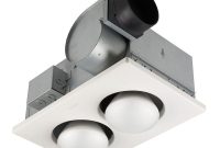 70 Cfm Ceiling Exhaust Fan With 2 250 Watt Infrared Bulb Heater within size 1000 X 1000