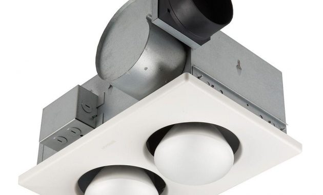 70 Cfm Ceiling Exhaust Fan With 2 250 Watt Infrared Bulb Heater within size 1000 X 1000