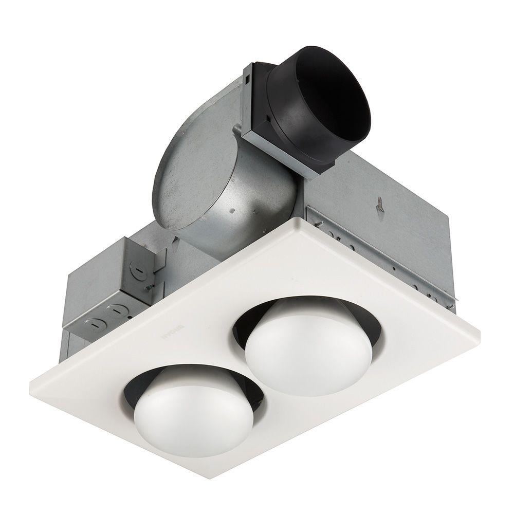 70 Cfm Ceiling Exhaust Fan With 2 250 Watt Infrared Bulb Heater within size 1000 X 1000