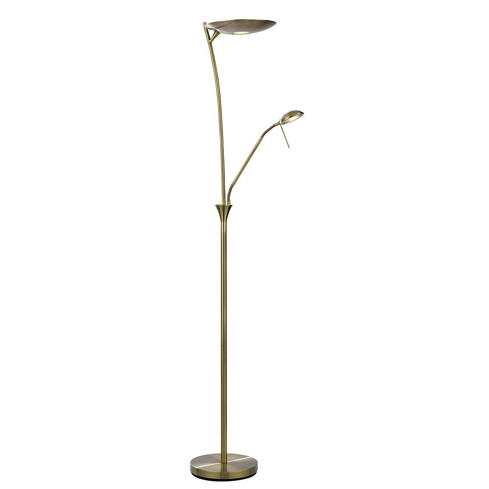 9620ab Antique Brass Mother And Child Floor Lamp with regard to proportions 1000 X 1000