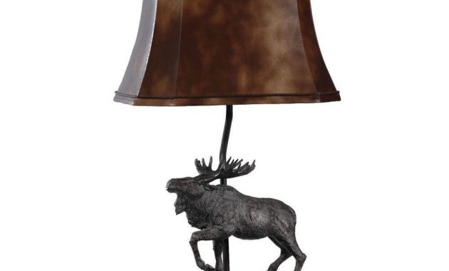 Absolute Decor 32 In Verdi Bronze And Wood Majestic Moose Table in measurements 1000 X 1000