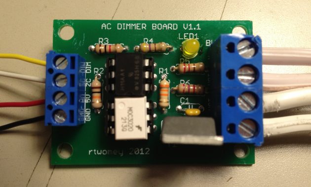 Ac Dimmer Circuit Dxarts University Of Washington pertaining to dimensions 1754 X 982