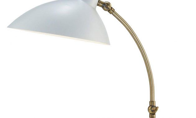 Adesso Peggy 18 In White Desk Lamp With Marble Base 3168 02 The pertaining to proportions 1000 X 1000