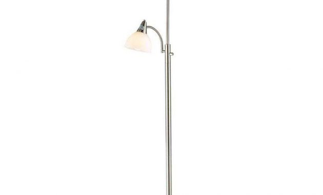 Adesso Piedmont 71 In Satin Steel Combo Floor Lamp 7202 22 The throughout sizing 1000 X 1000