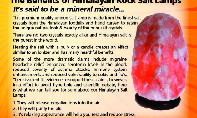 Amazing Benefits Of Himalayan Salt Lamps inside size 1275 X 975