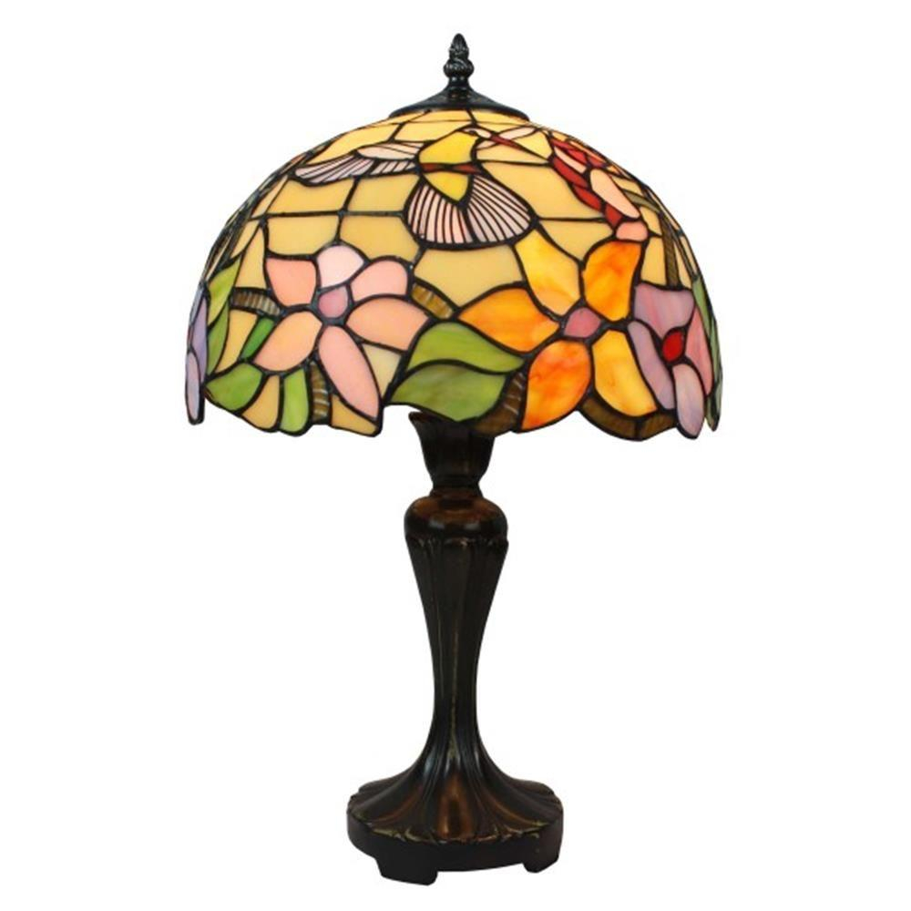 Amora Lighting 19 In Tiffany Style Hummingbird Design Table Lamp with regard to sizing 1000 X 1000