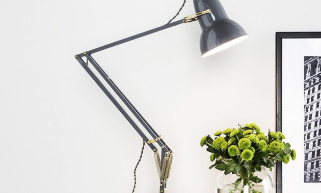 Anglepoise Original 1227 Brass Desk Lamp Heals pertaining to size 1400 X 1400