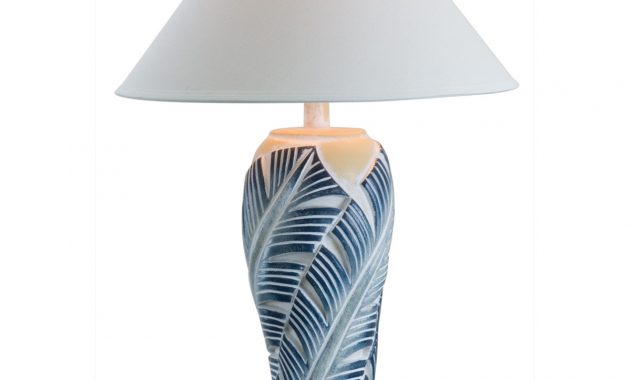 Anthony California Table Lamp In Blue Banana Leaf L Brilliant Source with dimensions 1200 X 1200