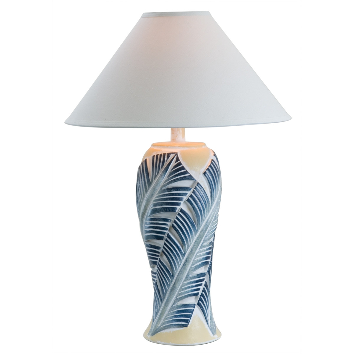 Anthony California Table Lamp In Blue Banana Leaf L Brilliant Source with dimensions 1200 X 1200