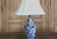 Antique Blue White Delft Table Lamp Inessa Stewarts Antiques for measurements 1000 X 1000