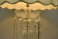 Antique Crystal Table Lamp Hanging Prisims Leffler Tierra Este in proportions 1280 X 856