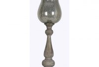 Antique White Wash Wood Finish Up Light Lamp With Mercury Glass regarding measurements 1054 X 1054