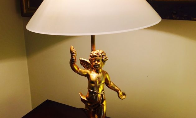 Antiques Atlas 1920 Cherub Table Lamp Gilt Bronze And Onyx with regard to dimensions 1000 X 1047