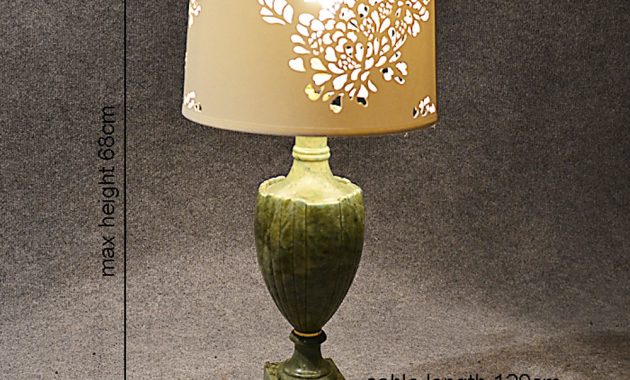 Antiques Atlas Table Side Lamp Art Deco Jade Green Marble within size 1000 X 1000