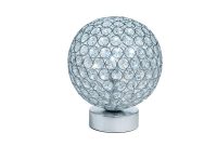 Arclite 9 In Crystal Battery Operated Table Lamp With Crystals pertaining to proportions 1000 X 1000