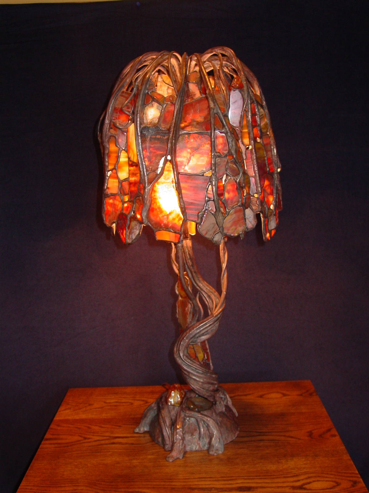 Arizona Agate Lamp Shining Light Studio inside dimensions 1200 X 1600