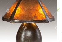 Arts And Crafts Mica Shade Table Lamp Editorial Image Image Of pertaining to measurements 1131 X 1300