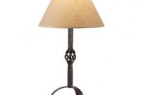 Attractive Rustic Wrought Iron Table Lamps Distressed White Lamp throughout measurements 1092 X 1092