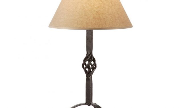 Attractive Rustic Wrought Iron Table Lamps Distressed White Lamp throughout measurements 1092 X 1092