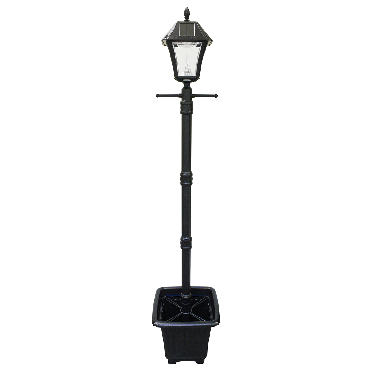 Baytown Ii Solar Lamp Post With Ez Anchor And Planter Base Gs pertaining to measurements 1200 X 1200