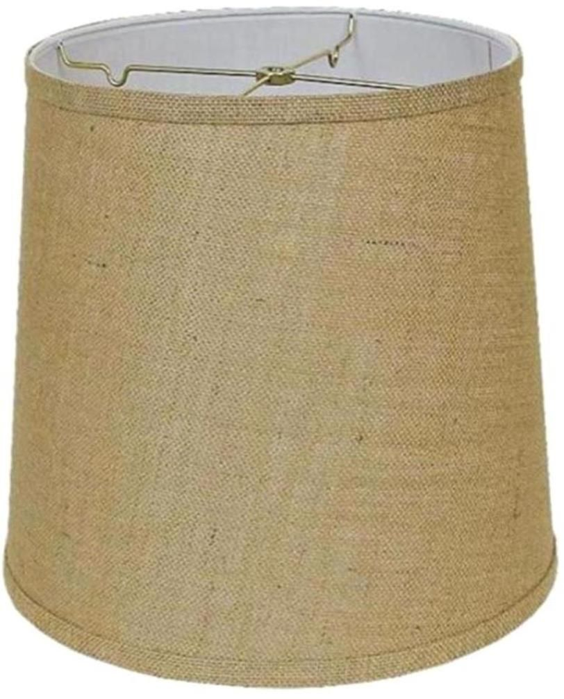 Beautiful Burlap Drum Lamp Shade Tall 12 18 W Usa American Made in proportions 812 X 1007