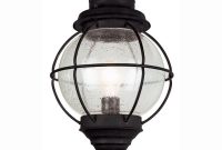 Bel Air Lighting Lighthouse 1 Light Outdoor Black Post Top Lantern within size 1000 X 1000