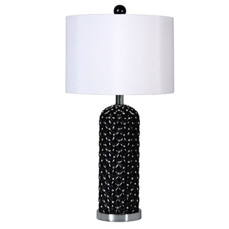 Black Bling Rhinestone Table Lamp Boulevard Urban Living with sizing 960 X 960