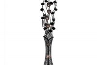 Black Flower Metal Floor Lamp in size 1500 X 1500