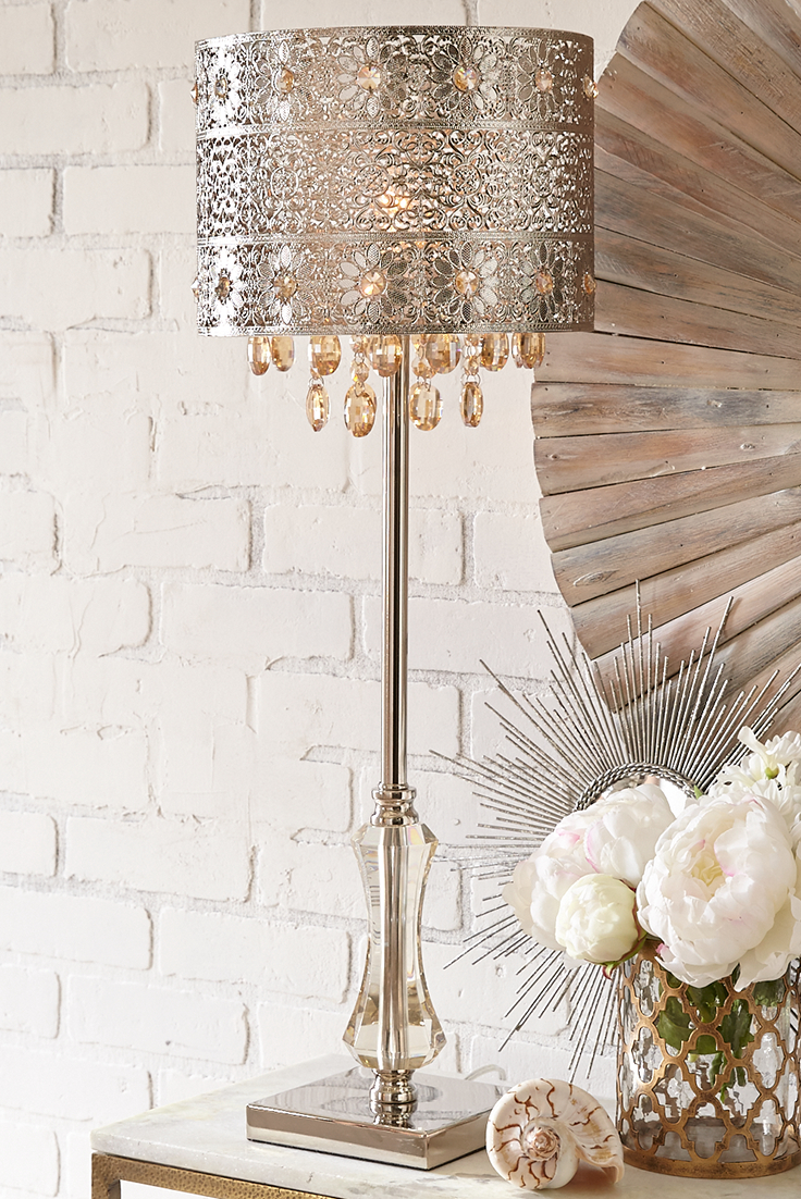 Bohemian Crystal Table Lamp Modern Bohemian Bohemian Style And Amber with sizing 736 X 1102