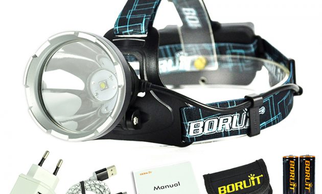 Boruit B10 Rechargeable Led Headlamp Hunting And Fishing Flashlight pertaining to size 900 X 900