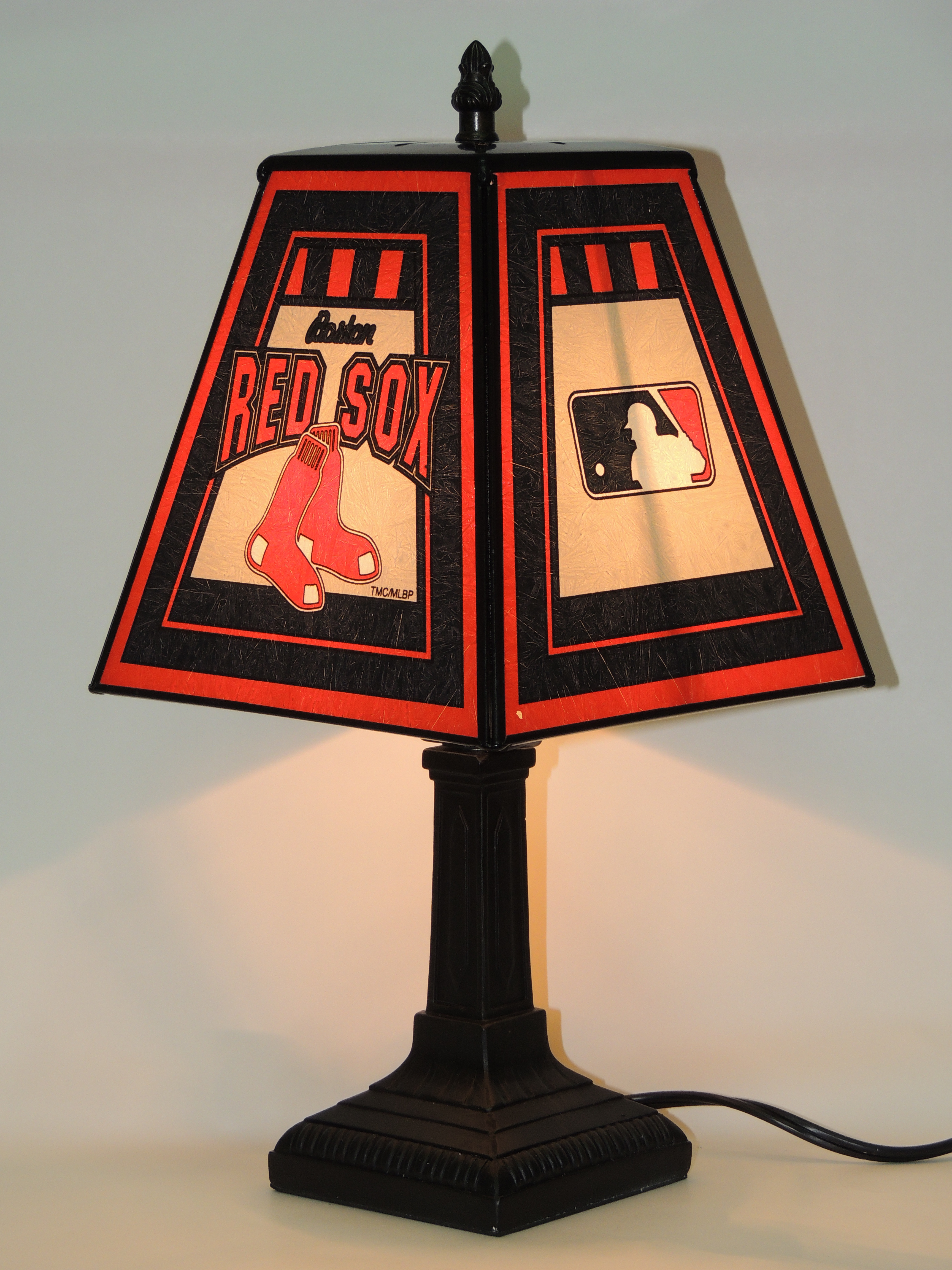 Boston Red Sox Art Glass Memory Lamp pertaining to sizing 3456 X 4608