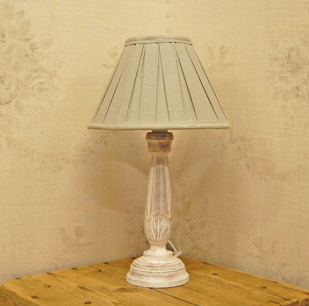 Bowley Jackson French Wooden Shab Chic Table Lamp Bowley in measurements 1000 X 990