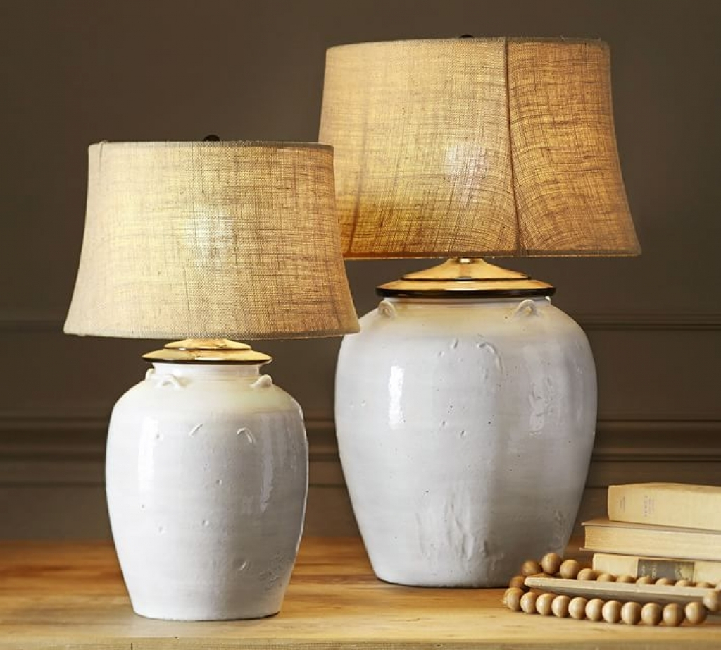 Brilliant Large Table Lamps Courtney Ceramic Table Lamp Base Ivory pertaining to measurements 1024 X 922