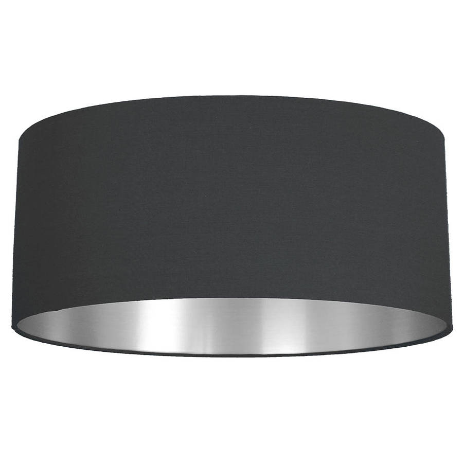 Brushed Silver Lined Lamp Shade Choice Of Colours Quirk within dimensions 900 X 900