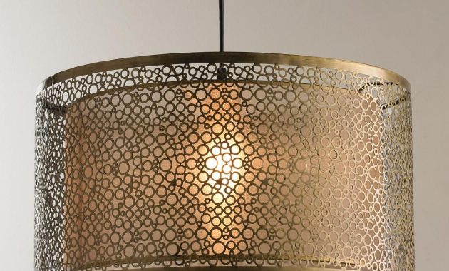 Bubbles Metal Shade Pendant This Aged Brass Finish Bubbles Design with size 1200 X 1200