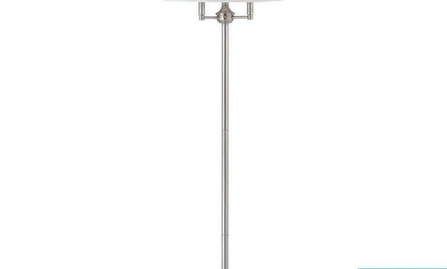 Cal Lighting 62 In Six Way Andros Floor Lamp In Brushed Steel Bo intended for size 1000 X 1000